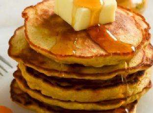 Orange Oatmeal Pancakes