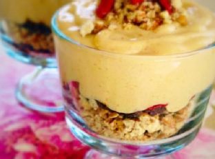 Persimmons Tofu Parfait