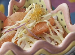 Pink Grapefruit Slaw