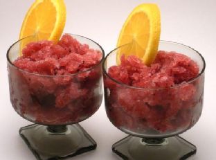 Pomegranate Kiwi Granita Cocktail