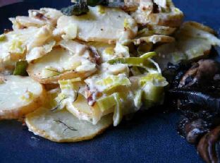 Potato and Leek Gratin