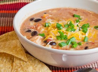 Quick Chicken Enchilada Soup