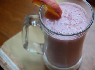 Raspberry White Peach Smoothie