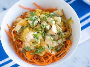 Red Curry Stew & Vegetable Noodles