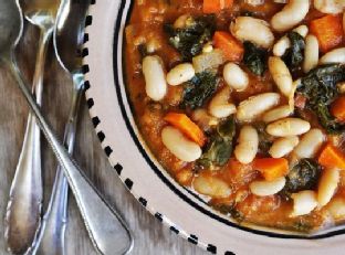 Ribollita Inspired Bean Stew