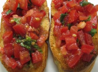 Roma Tomato Bruschetta