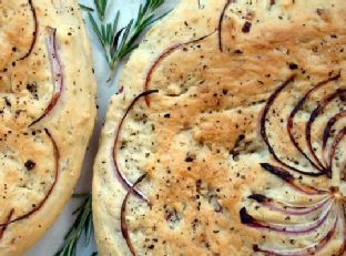 Rosemary and Red Onion Focaccia