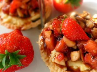 Scrumptious Strawberry and Almond Tartlets