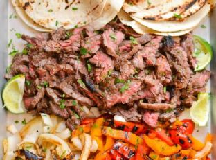 Skirt Steak Fajitas