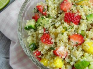 Strawberry-Mango Quinoa Salad