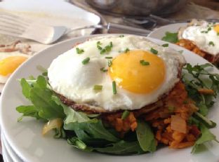 Sweet Potato Kimchi Hash Brunch – gluten free, dairy free, vegetarian