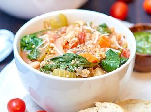 The Best Quinoa Minestrone