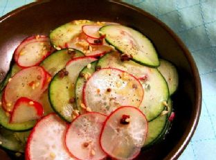 Toasted Sesame Radishes