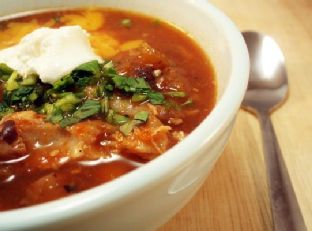 Tomatillo Turkey Chili