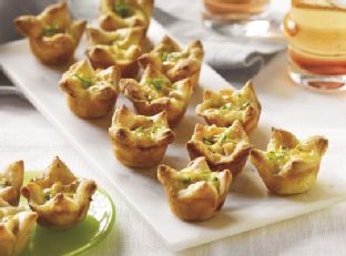 Turkey and Brie Puff Pastry Bites