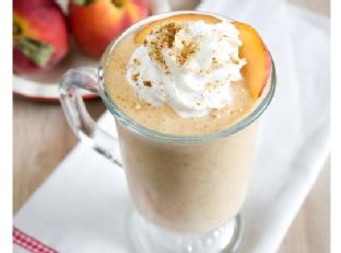 Vegan Peach Cobbler Milkshake