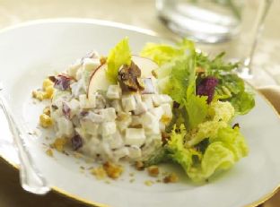 Waldorf Salad With Fresh Goat Cheese