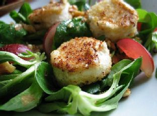 Warm Goat Cheese Salad