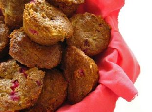 Whole Wheat Cranberry Pear Muffins