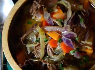 Wintery Vegetable Beef Soup