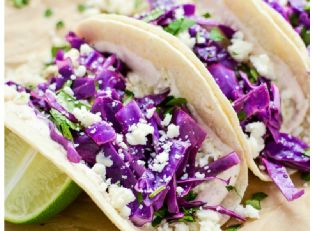 Slow Cooker Salsa Verde Chicken Tacos