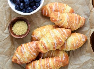 Blueberry Almond Crescent Rolls