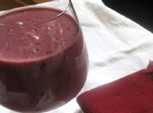 Cherry Coconut Milk Smoothie