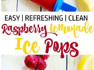 Raspberry Lemonade Ice Pops- Easy & Refreshing