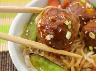 Easy Asian Sweet Chili Chicken Meatballs