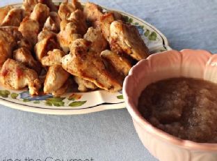 Brined Chicken Breast with Sautéed Onion Dipping Sauce