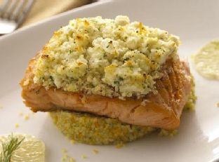 Feta Encrusted Salmon