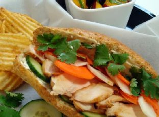 Grilled Chicken Banh Mi