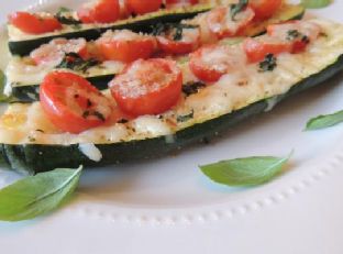 Zucchini Pizza Boats